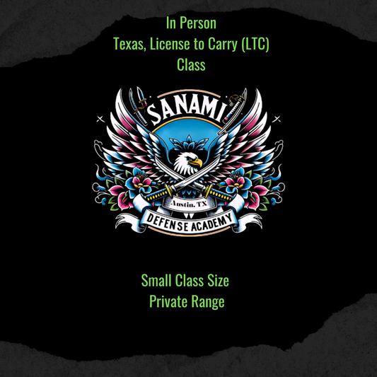 Texas, license to Carry (LTC) - In Person Class and Proficiency Test